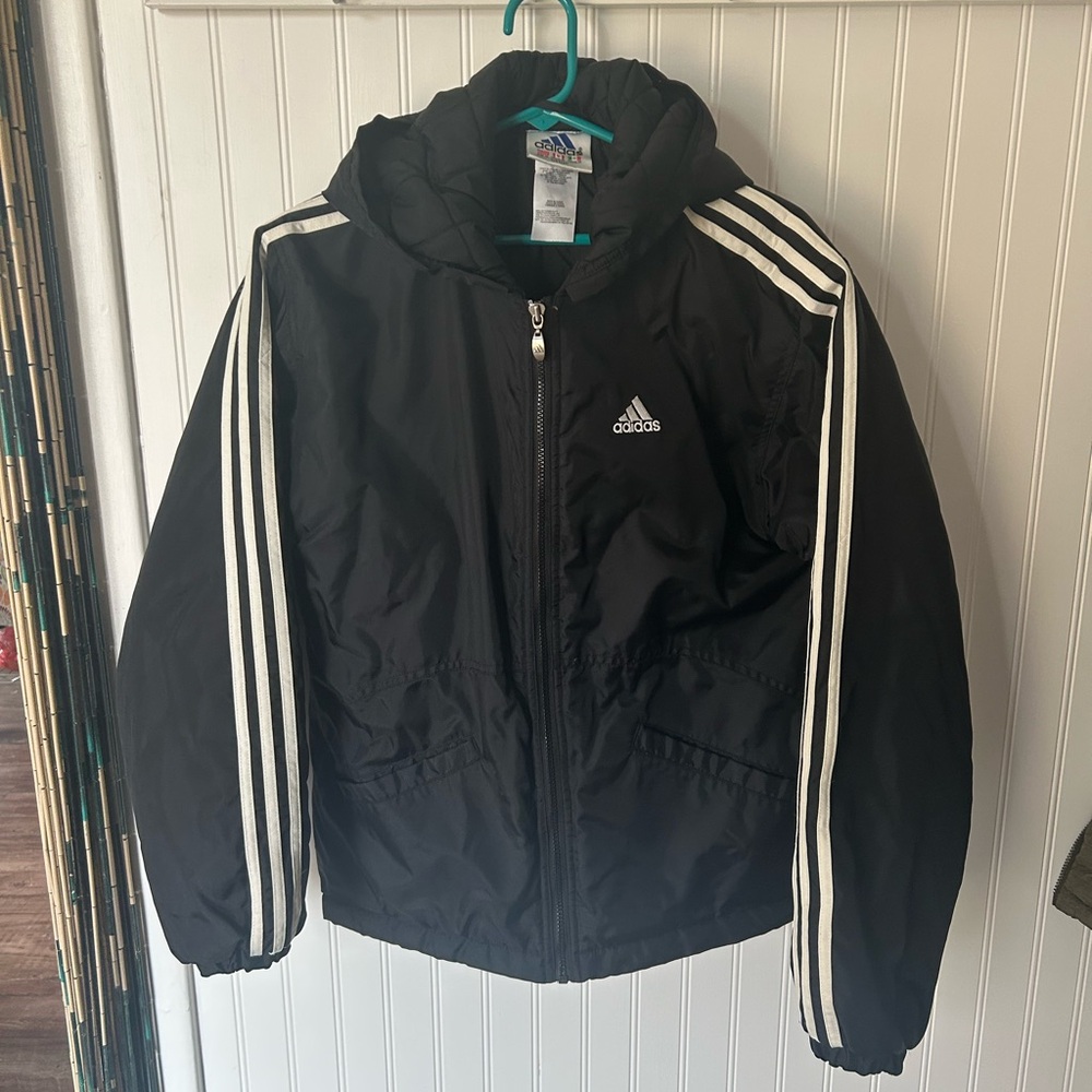 Vintage Adidas Black Jacket
